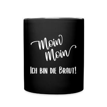 Ich bin die Braut! - Full Colour Mug - black - Front