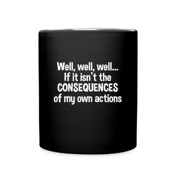 Funny sayings - Full Colour Mug - black - Front