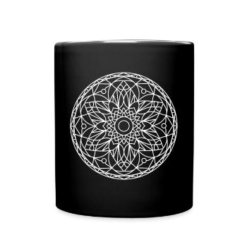 Mandala - Full Colour Mug - black - Front