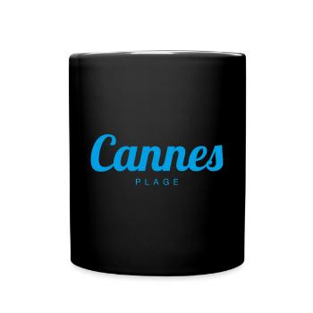 CANNES France Frankreich - Mug uni - noir - Devant