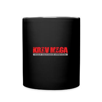 Arts martiaux d'autodéfense Krav Maga d'Israël - Mug uni - noir - Devant