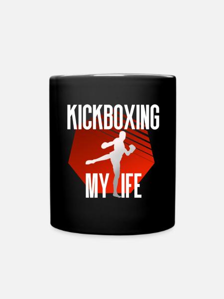 Kickboxing Kickboxing - Full Colour Mug - black