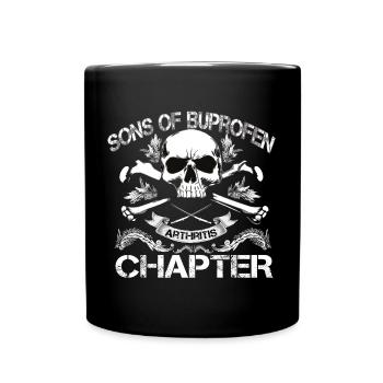 Sons of ibuprofen arthritis chapter - Full Colour Mug - black - Front