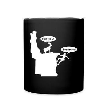 Escalade alpinisme alpinisme drôle drôle drôle - Mug uni - noir - Devant