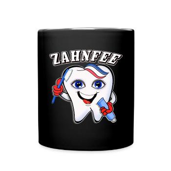Dentist Dental Assistant Practice Dental Hero Tooth Fairy - Full Colour Mug - black - Front