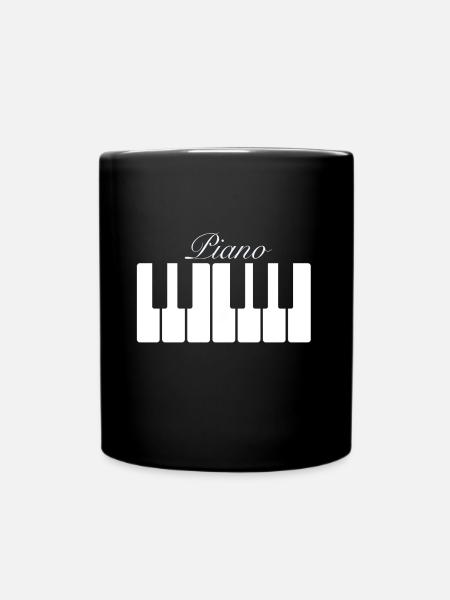 Piano piano musique classique - Mug uni - noir
