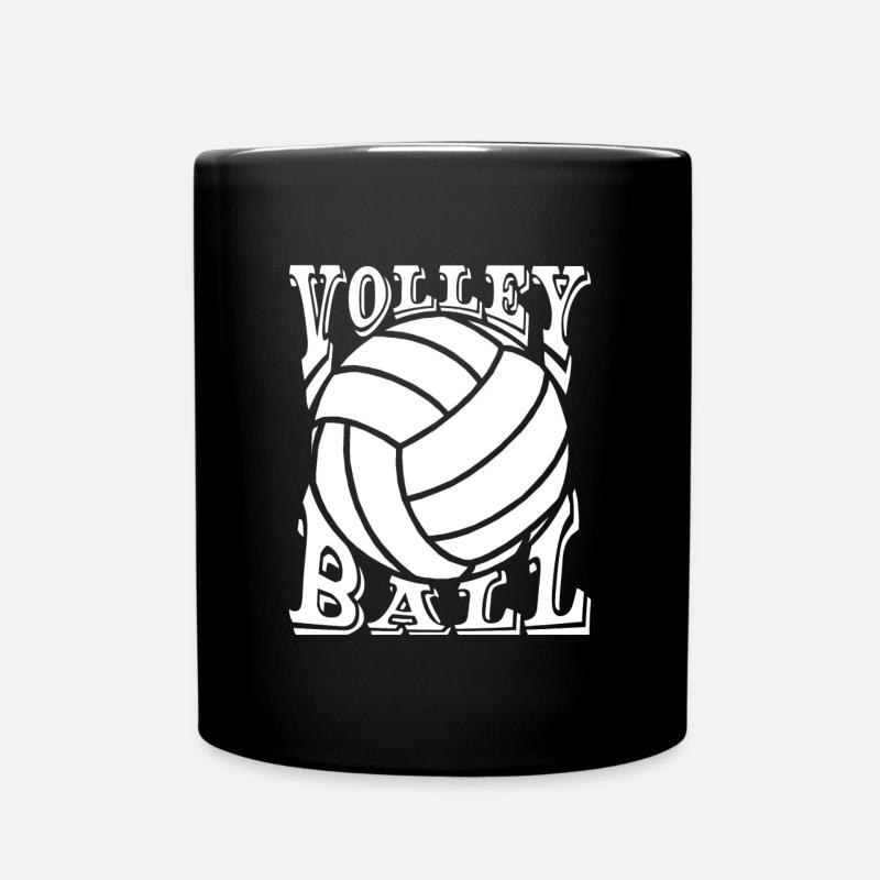 Volley volley beach volley sport volley - Mug uni - noir