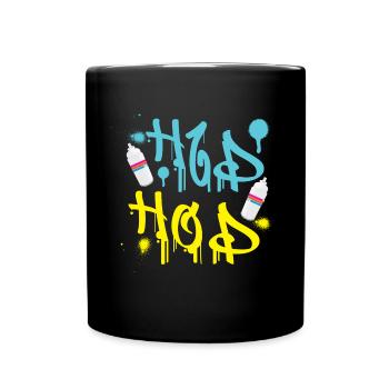 Hip Hop Grafity - Party Dance Birthday Gift - Full Colour Mug - black - Front