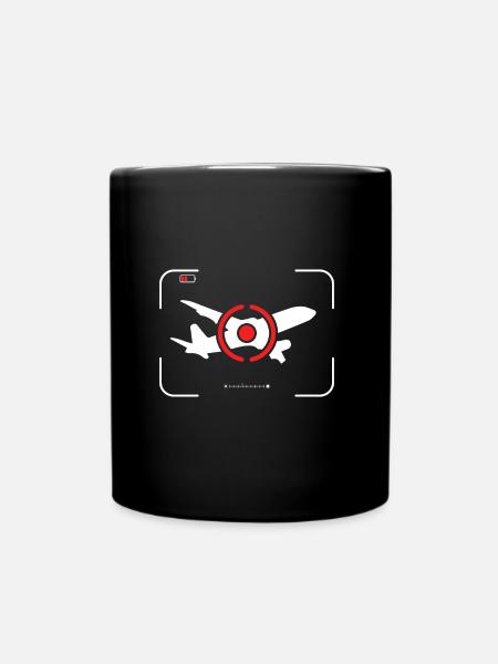 Planespotter - Full Colour Mug - black