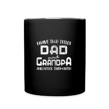 Proud Grandpa - Future grandfather - Best Grandpa - Full Colour Mug - black - Front
