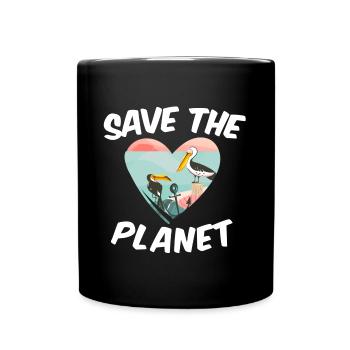 Save The Planet - Mug uni - noir - Devant