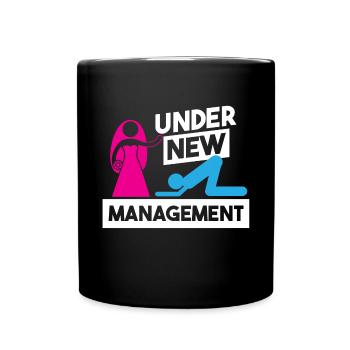 Junggesellenabschied JGA Polterabend Lustig Party - Tasse einfarbig - Schwarz - Vorne