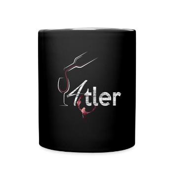 Weinviertel pride – enjoyment and tradition combined - Full Colour Mug - black - Front