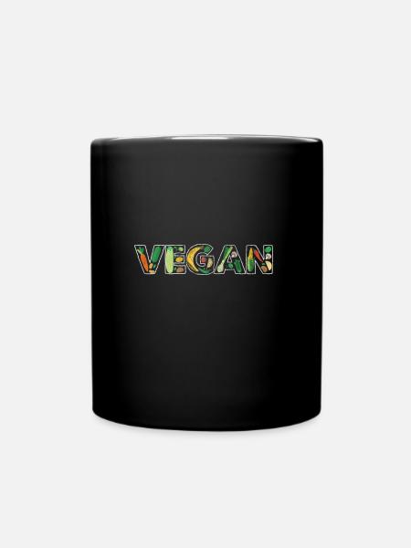 Vegan - Full Colour Mug - black