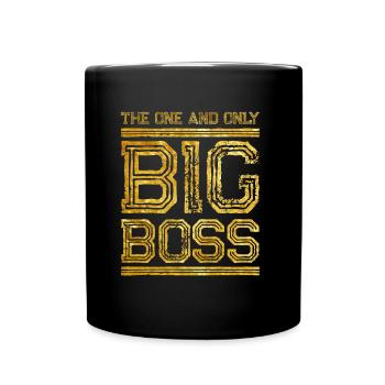 big boss gold - Tasse einfarbig - Schwarz - Vorne