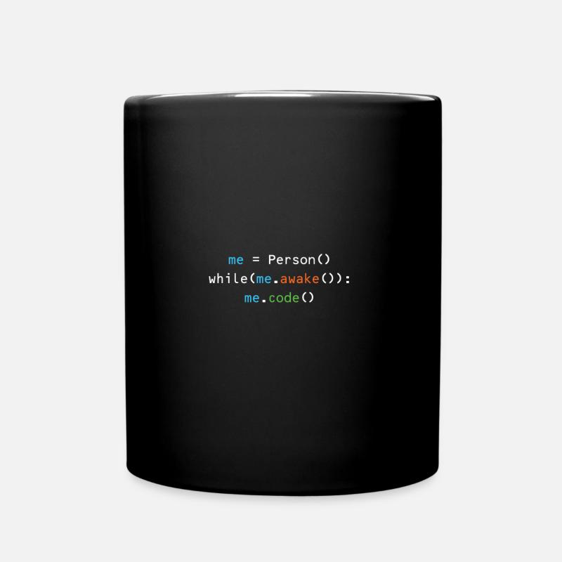 Programmierer - Tasse einfarbig - Schwarz