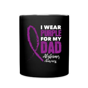 Alzheimer's Purple - Full Colour Mug - black - Front