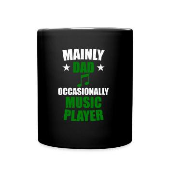 Musician dad - Full Colour Mug - black - Front