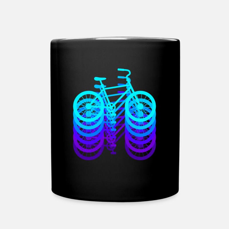 Fahrrad Fahrradfahren - Tasse einfarbig - Schwarz