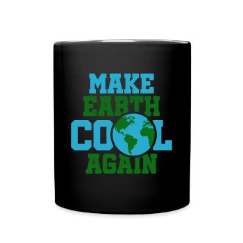 Protection de l'environnement protection du climat nature terre - Mug uni - noir - Devant