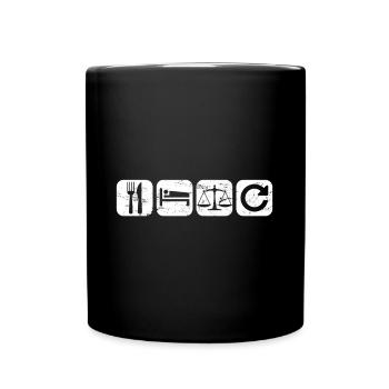 Avocat Judge Law Law - Mug uni - noir - Devant