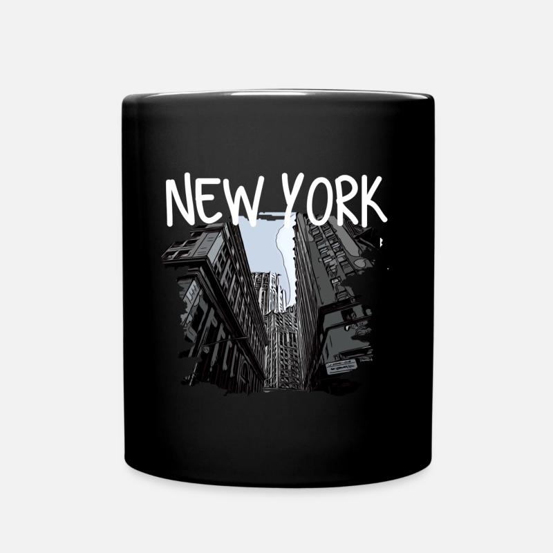 New York - Mug uni - noir