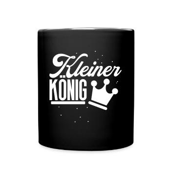 Petit roi enfants bébé Design - Mug uni - noir - Devant