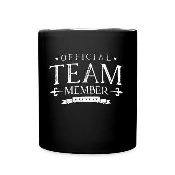 membre de l'équipe - Mug uni - noir - Devant