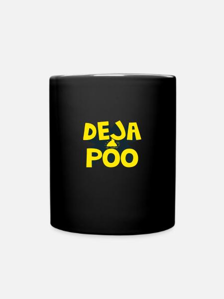 Deja Poo - Mug uni - noir