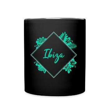 Ibiza - Mug uni - noir - Devant