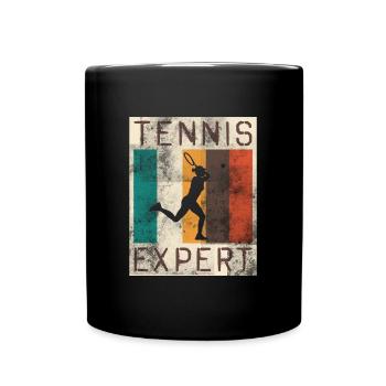 TENNIS expert sports - Mug uni - noir - Devant