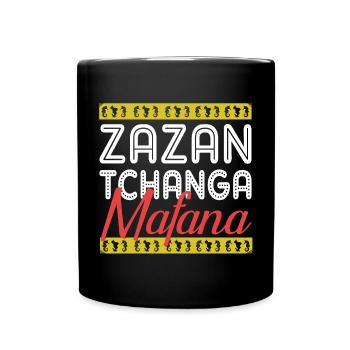T-SHIRT ZAZAN TCHANGA MAFANA_MAYOTTE - Tasse einfarbig - Schwarz - Vorne