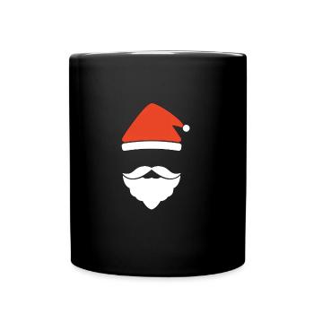 Idée cadeau Noël barbe - Mug uni - noir - Devant