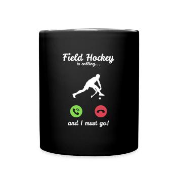 Field hockey sport indoor hockey hockey - Full Colour Mug - black - Front