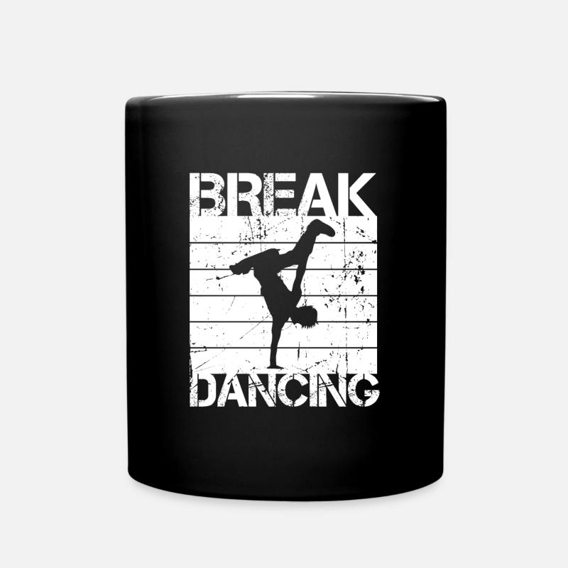 Breakdancing - Full Colour Mug - black
