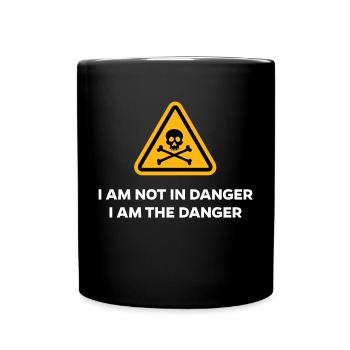 Danger Dangerous Funny Sayings Funny Humorous - Full Colour Mug - black - Front