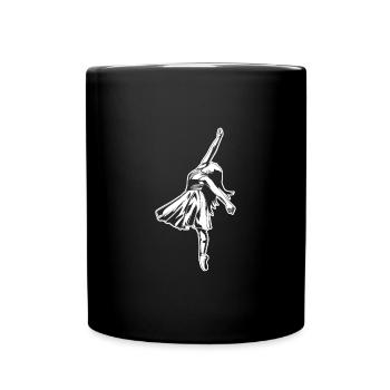 Ballett - Tasse einfarbig - Schwarz - Vorne