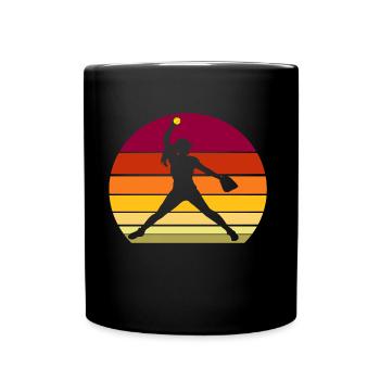 Baseball softball sport - Full Colour Mug - black - Front