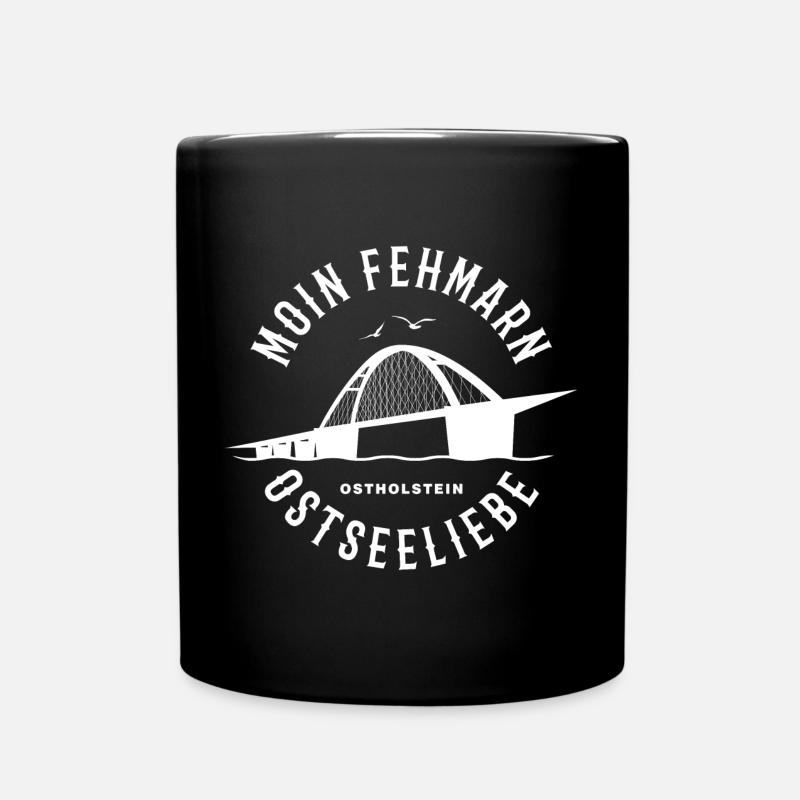 Fehmarn Sonneninsel Ostsee - Tasse einfarbig - Schwarz