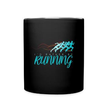 Jogging Jogging Running Fitness Athletics - Full Colour Mug - black - Front