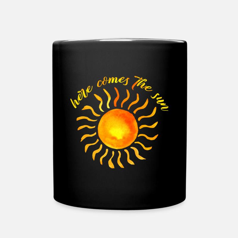 Sonne Sommer Spirituell Spruch - Tasse einfarbig - Schwarz