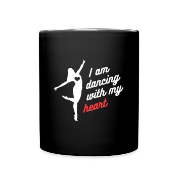 Tanzen - Tasse einfarbig - Schwarz - Vorne