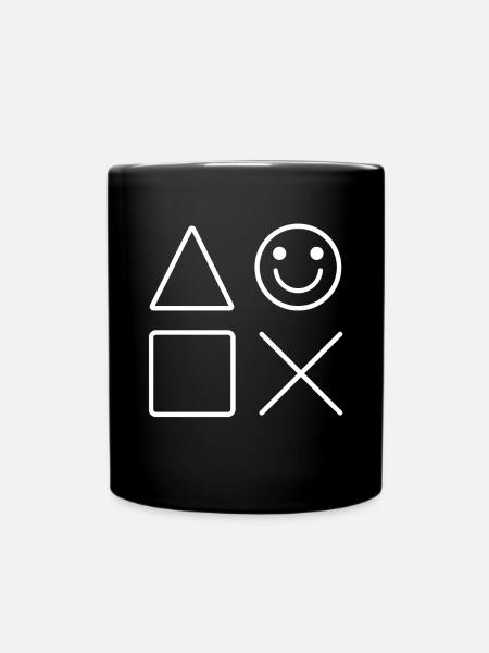 Gaming Gamer Nerd Nerds Videogames Videospiele - Tasse einfarbig - Schwarz