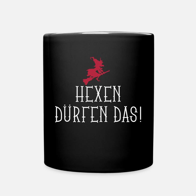 hexen_duerfen_das_12_2016_02_2c - Tasse einfarbig - Schwarz