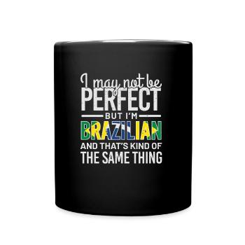 brazilian - Tasse einfarbig - Schwarz - Vorne