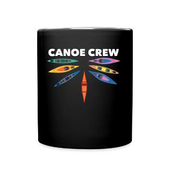 Canoe crew - Tasse einfarbig - Schwarz - Vorne