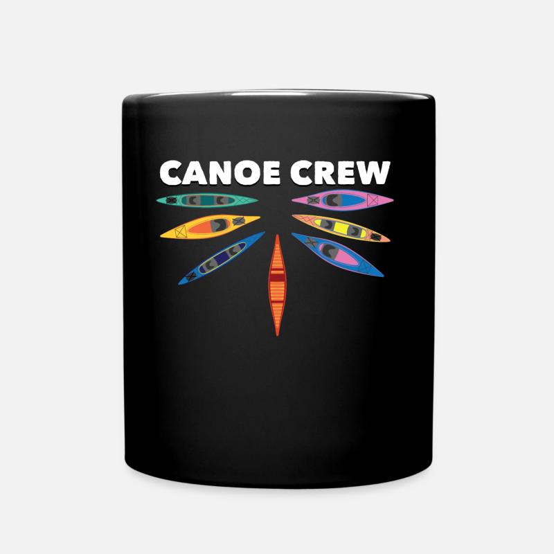 Canoe crew - Full Colour Mug - black