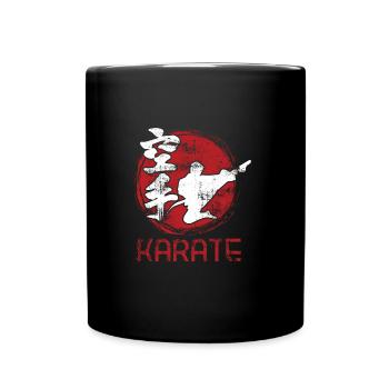 Karaté - Mug uni - noir - Devant