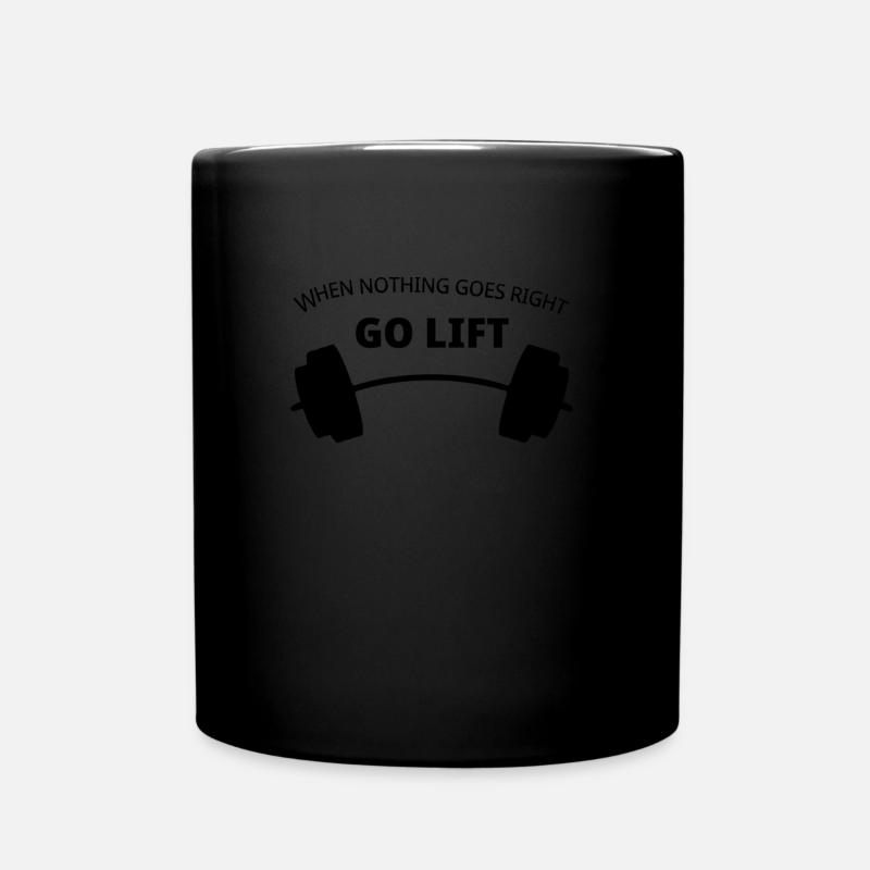 Go exercise - Full Colour Mug - black