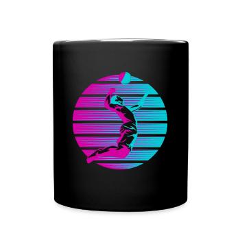 Volleyball player beach volleyball sport - Full Colour Mug - black - Front